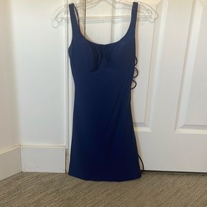 Stunning lace up mini dress perfect for school dances